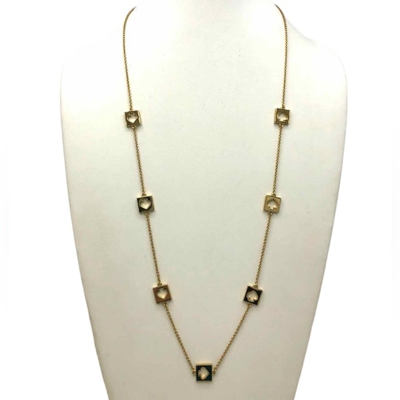 kate spade Jewelry - Kate Spade gold toned spade ♠️ chain necklace